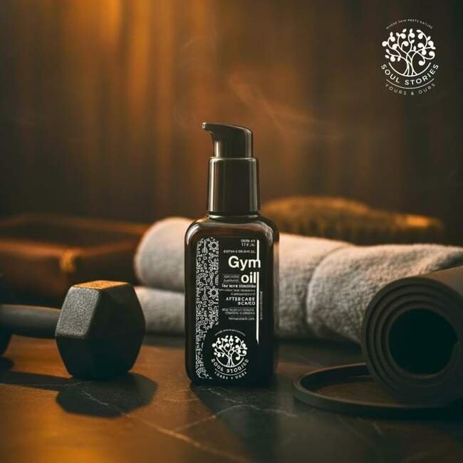 Gym oil for Sore Muscles — heal & protect