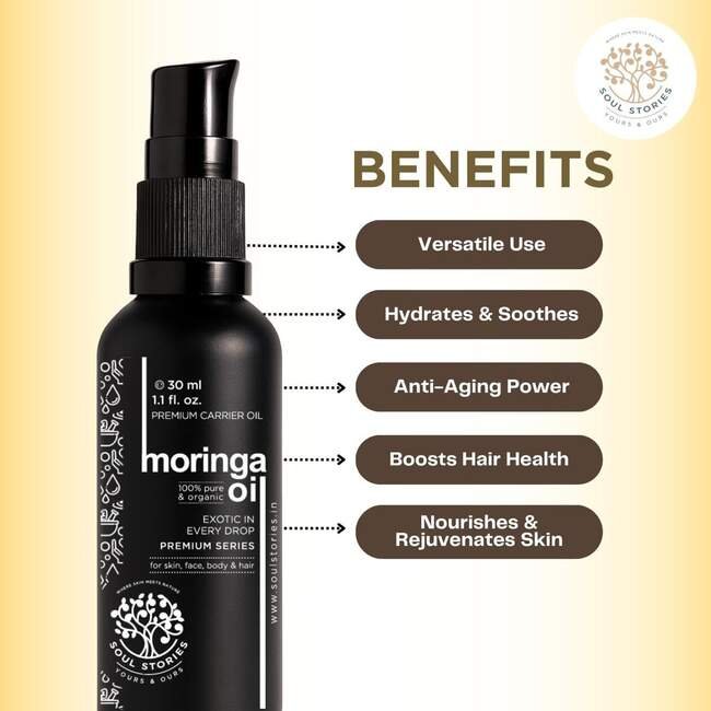 Moringa oil — premium carrier oils