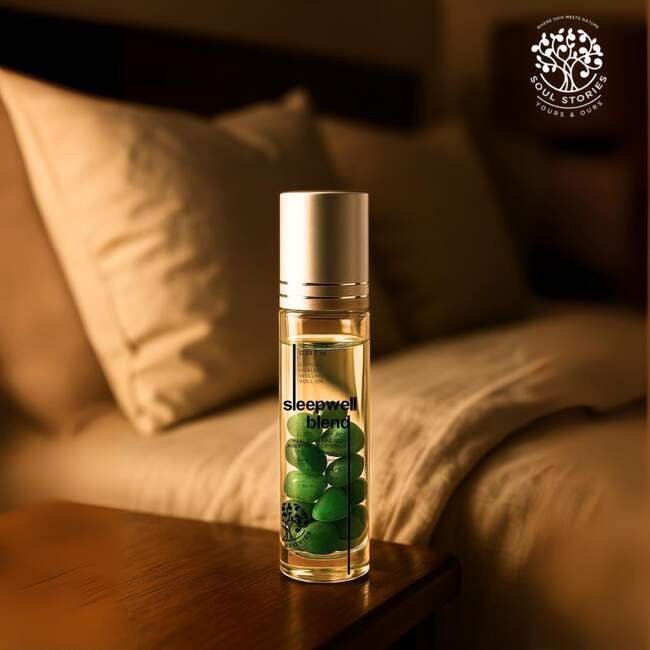 Sleep Well Blend — crystal-healed wellness roll-ons