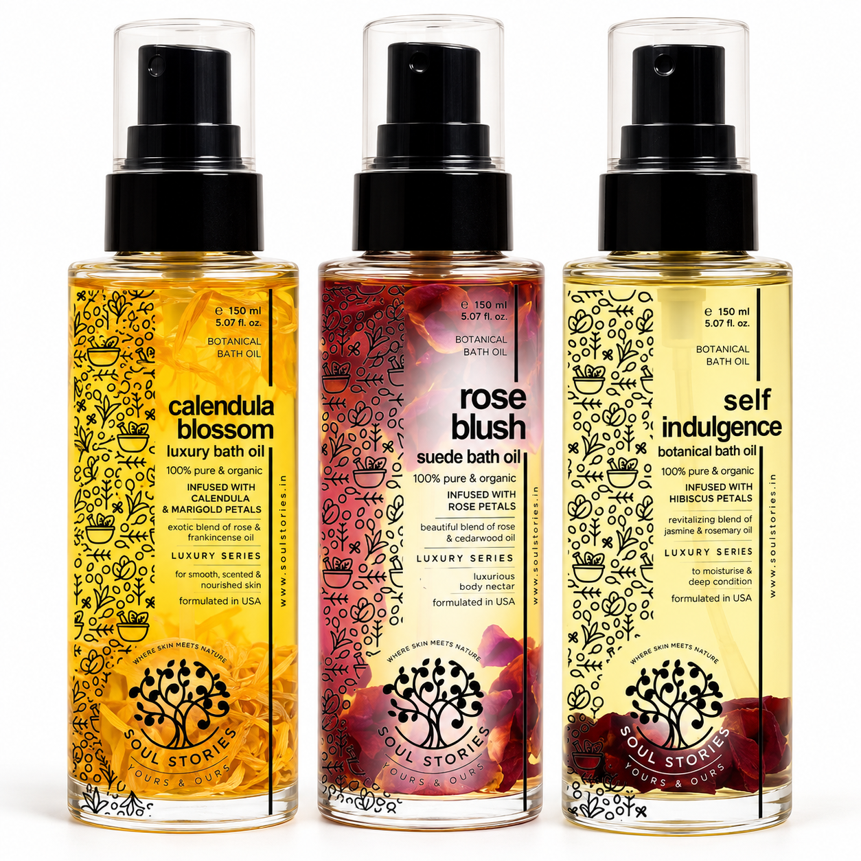 Exotic Bath Oil Combo — combos